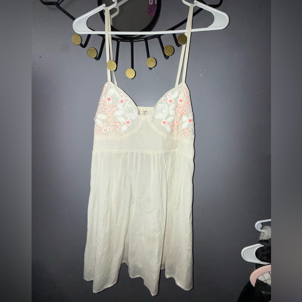11) Free People Intimately - Bed of Roses Babydoll Mini Slip NWOT - Picture 8 of 8